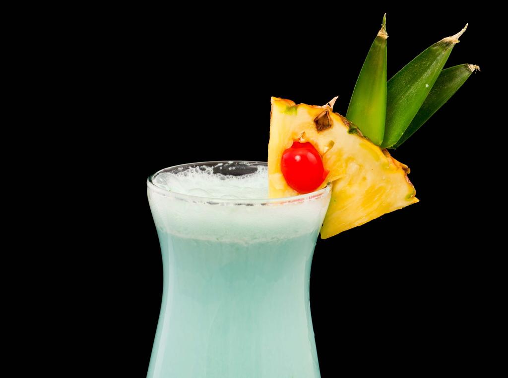 Frozen Summer Yield: 3 servings ½ c coconut cream 2 ½ c pineapple juice ½ c coconut rum 2 c blue curaçao ice Total Prep Time: 40m 1.