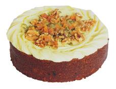 CARROT CAKE Our famous carrot cake is full of pineapple,