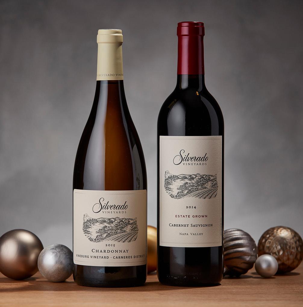 Silverado Vineyards Classic Two Bottle Gift Set Presented in an elegant gift box, these classic wines are Silverado Vineyards' expression of Napa Valley and Los Carneros.