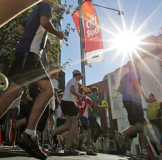 City2Surf Catering to the corporate marquee holders.