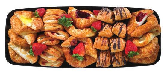 An assortment of muffins and all-butter pastries, baked fresh daily for your table.