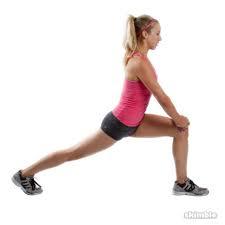 Runners lunge Keeping knee over the front ankle, step back