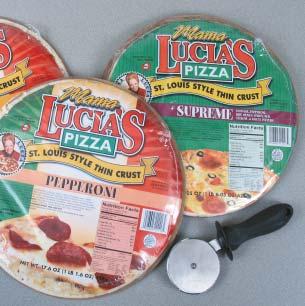 SALE! SEPTEMBER 25, 26 & 27, 2014. LOW PRICE! 2.97 Lucia s Pizza 15.7 21.95 oz. pkg.