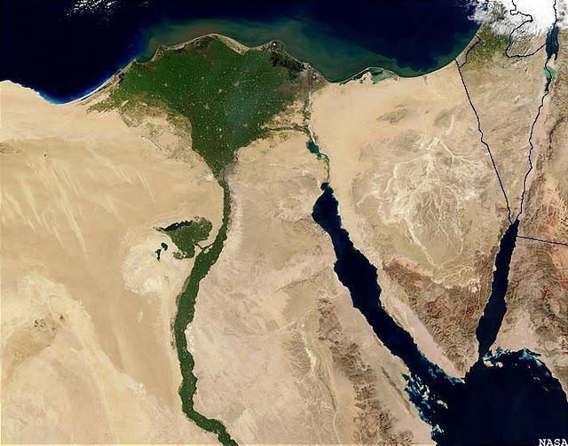 1. The Nile River valley and ancient Egypt, one of the