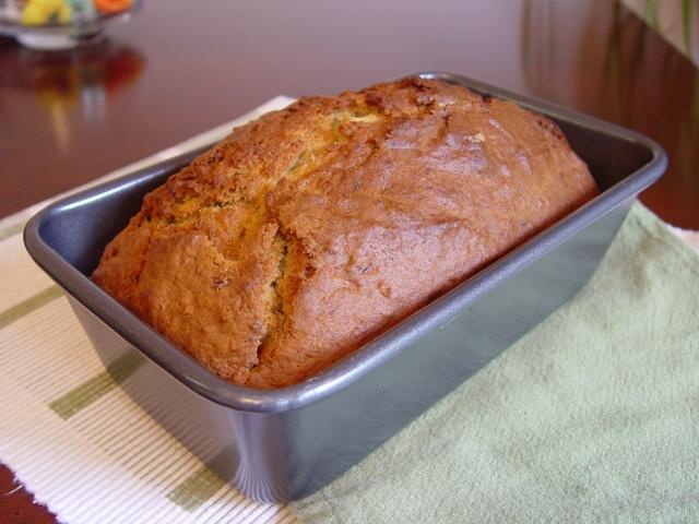 BANANA BREAD This old fashioned banana bread recipe makes a wonderful snack. It is easy to make and a great way to use bananas that are getting too ripe.