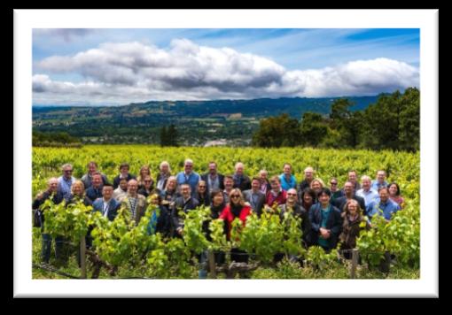 Group week of September 9th Vinexpo Explorer in Sonoma County September 23rd 25th Institute of Masters of