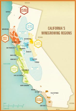 Growing Around the World California is the fourth largest wine producer in the world (after France, Spain, Italy) 49 of 58 counties grow winegrapes 4,700 bonded wineries, most family owned 5,900