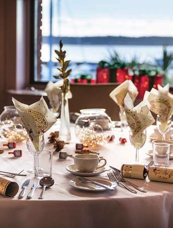 Christmas Day Lunch Desserts Make your Christmas Day extra special and join our festive feast in our Harbour View Restaurant with superb views across Poole Harbour, creating the perfect surroundings.