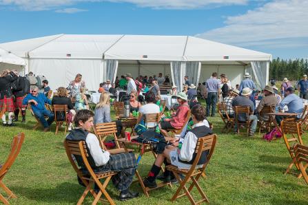 Corporate Hospitality Options Enjoy the atmosphere of the Hororata Highland Games with your staff or clients from the comfort of your own furnished designated marquee area which adjoins a joint court