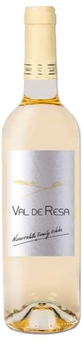Our wines Val de Resa young white wine Special blending of selected grapes of noble Grenache Blanc Nice bright straw yellow