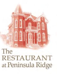 Dining & Touring An Evening Out Always a great gift! Fun, casual fine dining at The Restaurant at Peninsula Ridge.