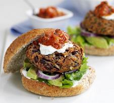 Lesson 5 MEXICO MEXICAN BEAN BURGERS 2 x 400g / 14oz cans kidney beans, rinsed and drained 100g breadcrumbs 2tsp mild chilli powder Small bunch coriander, stalks and leaves chopped 1 egg 1 garlic