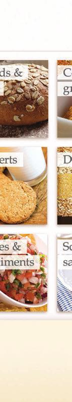 Flours, Flakes & Particles - Processed from: Wheat, Brown Rice,
