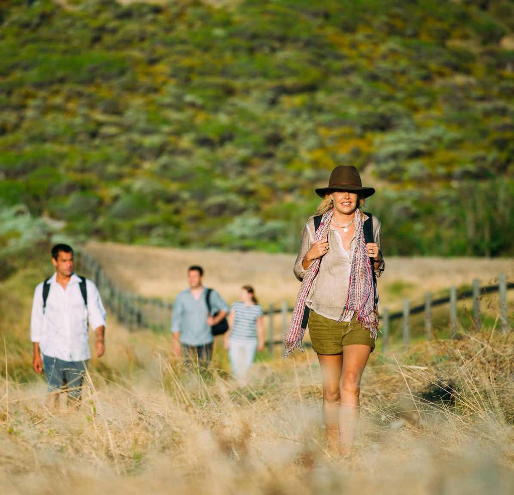 ONE DAY WALK INTO LUXURY PACKAGE a new way to walk The walk Guests will enjoy a scenic 2-3 hour private walk along a spectacular section of the Cape to Cape track between pristine Injidup beach and