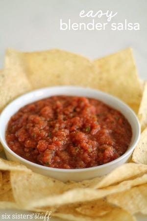 HEALTHY PLAN EASY BLENDER SALSA S I D E D I S H Serves: 8 Prep Time: 5 Minutes Cook Time: Calories: 25 Carbohydrates: 5 Protein: 1 Sodium: 6 Sugar: 3 2 (14.