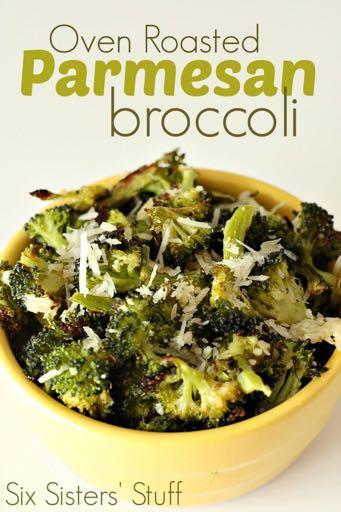 STANDARD FAMILY OVEN ROASTED PARMESAN BROCCOLI S I D E D I S H Serves: 6 Prep Time: 15 Minutes Cook Time: 15 Minutes 4 cups broccoli (cut into bite-size pieces) 1/2 cup olive oil 1 teaspoon garlic
