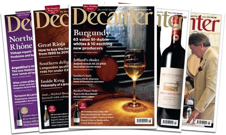To stock Decanter or to make a subscription to Decanter for your business: Email beatrice_ng@decanter.