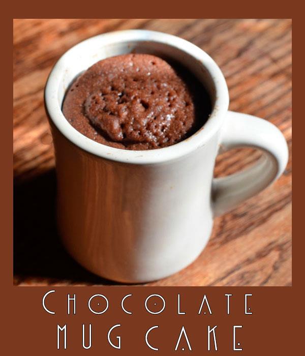 Chocolate Mug Cake Recipe ¼ cup all-purpose flour ¼ cup sugar 2 TBS unsweetened Cocoa 3 TBS milk 3 TBS vegetable oil ¼ TSP vanilla extract 1.