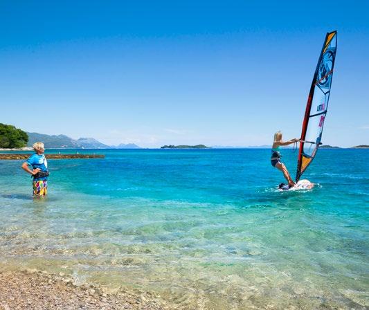 diving ideal starting point for windsurfers, kite surfers, and paragliders due to proximity to