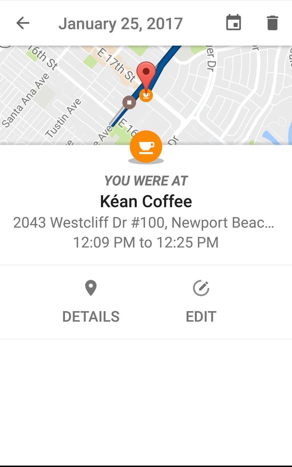 Influencer: Google Maps - Timeline The timeline in Google Maps helps keep track of places