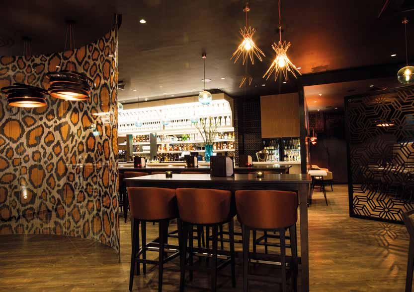 The Bar food Menu takes light bites from RAW alongside an informal Burgers and Bau offering, informal street food, made modern yet remaining casual.