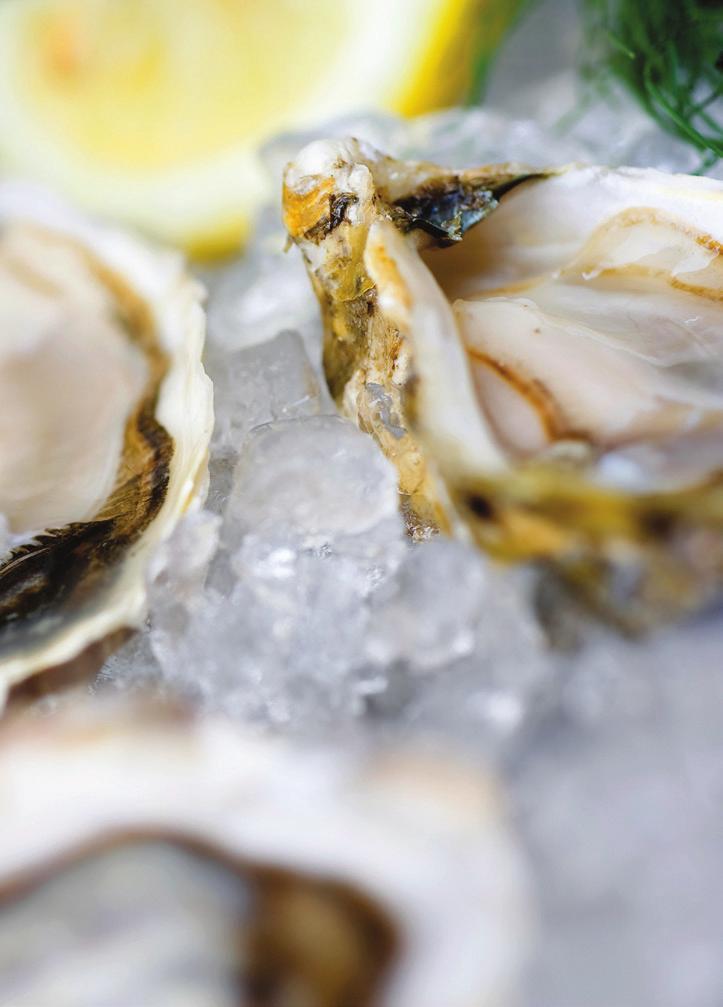 our delectable oysters. Please note that oysters are seasonal and change daily. Prices vary from $2.75-$3.90 per oyster. WEST COAST PLATTER 1.5 lb.