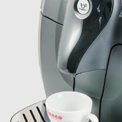 To dispense 2 cups of coffee, press the button twice consecutively.