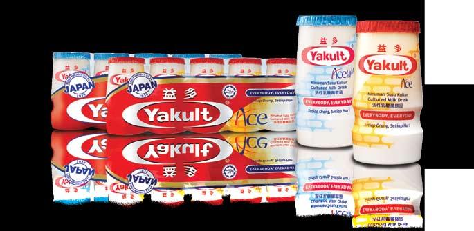 Advertisement Scientifically proven for good health Yakult boosts our immune system NK cell (an immune cell) activity Yakult increases good bacteria in our intestines Increases good bacteria