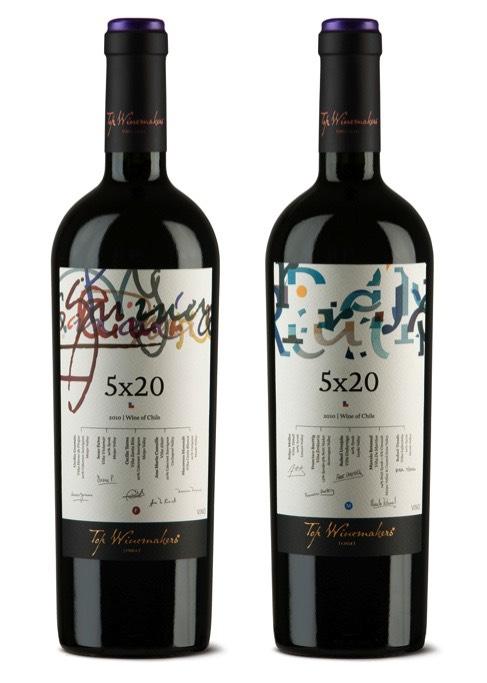 TW 5x20 Female v/s Male Vintage 2010 In the second Project ten noted enologists worked on two independent enological teams and developed two modern and creative high quality wines: five women