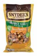 selected snyder s of hanover pretzels 2/
