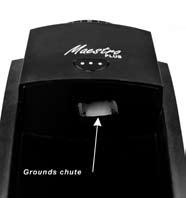 Clearing a Clogged Grinder If your grinder is not dispensing coffee normally, it could be clogged with coffee powder.