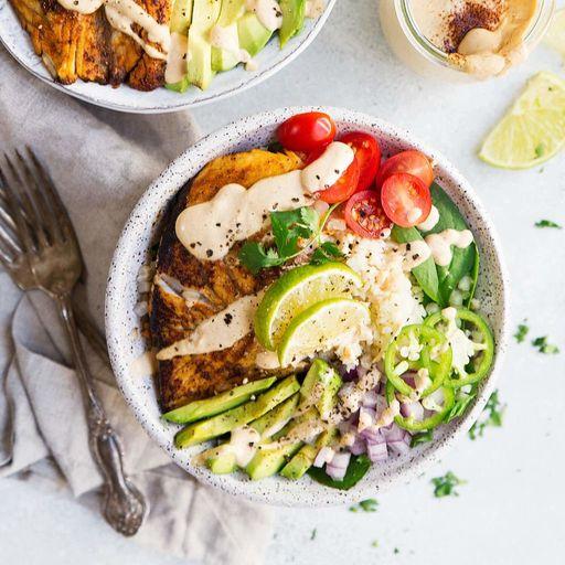 Paleo Fish Taco Bowls Planned for Supper on Thursday, January 11, 2018 Source: themovementmenu.