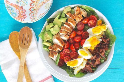Cobb Salad Recipe Planned for Lunch on Saturday, January 13, 2018 Source: healyeatsreal.