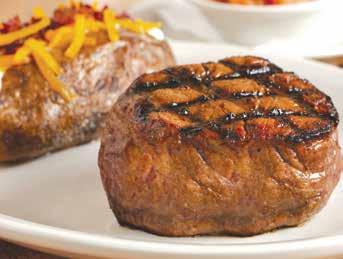 Hand-Cut Steaks includes 1 made-from-scratch side ADD extra SIDE for P85 Sirloin Sirloin** Our sirloin steak is cooked to order and