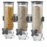 This dispenser is a space-efficient accessory for every kitchen. SmartSpace Edition Wall Mount Dispenser Single Canister 48453 Size: 5.75 L x 4.
