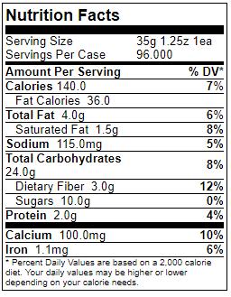 chocolate chips (sugar, unsweetened chocolate, cocoa bu er, soy lecithin [an