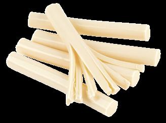 Peelable mozzarella string
