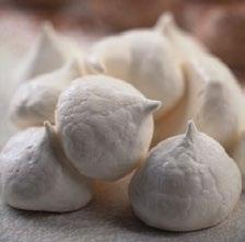 Meringues [continued] Calories: 8 Saturated Fat: 0g Sodium: 2mg Dietary Fiber: 0g Total Fat: 0g Carbs: 2g Cholesterol: 0 Protein: 0g Prep Time: 15 min Cook Time: 1 hr 30 min Total Time: 1hr 45 min