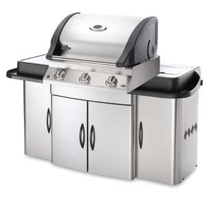 burners 1. High intensity ceramic infrared bottom burner for searing perfection and restaurant style grilling 2.