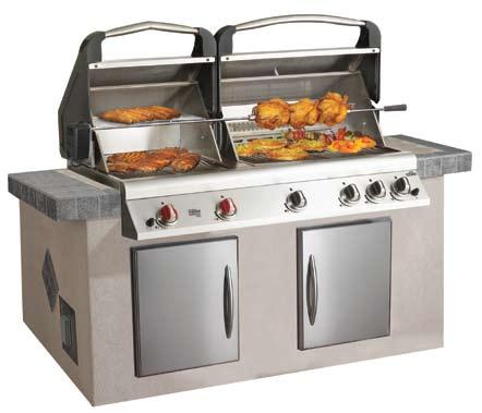 Removable stainless steel warming rack extends the cooking area Removable stainless steel drip tray for convenient maintenance Presidents Limited