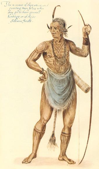 Natives at the time of contact Feather Picture study: John White was sent on the first expedition to NC as an artist to draw the land and people he encountered.