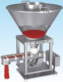 ingredients. For liquids we offer loss-in-weight feeders with a range of different pumps.