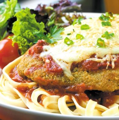 Italian Specials Includes 1 vegetable, soup and salad bar Veal Cutlet Steak... $ 10.99 With brown gravy or tomato sauce Veal Cutlet Parmigiana... $ 11.99 Chicken Parmigiana... $ 11.99 Spaghetti... $ 10.99 With meatballs Veal Cordon Bleu.