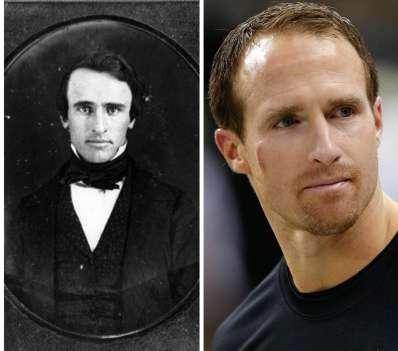B. Hayes bore a striking resemblance to the Saints