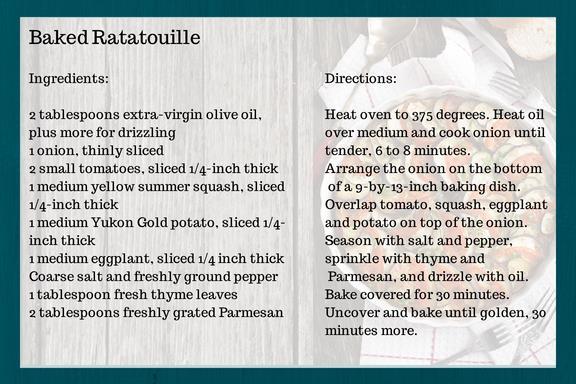 Baked Ratatouille This simple recipe is a joy to behold.