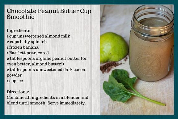 Chocolate Peanut Butter Cup Smoothie Cool, refreshing, and oh-so-satisfying, you'll never miss those
