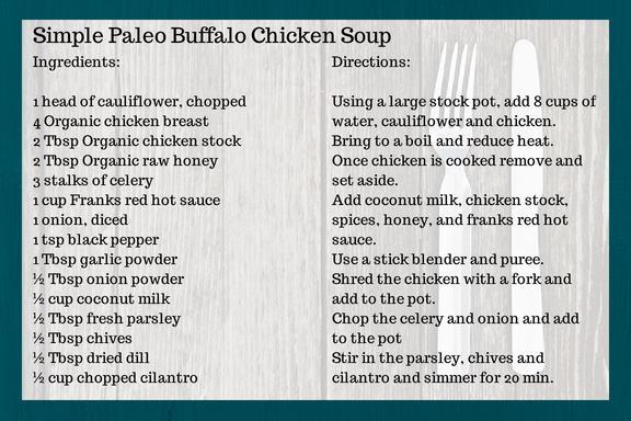 Simple Paleo Buffalo Chicken Soup Love hot wings?