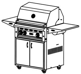 Grill w/ Sear Burner 48,000 LM30RS 30 Built-in Grill w/ Sear and Rotis.