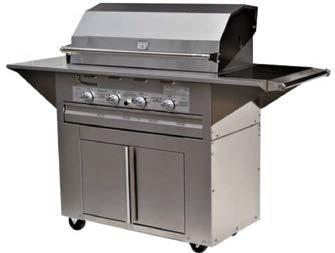 LM210 SERIES MASTERPIECE MOBILE GRILLS WITH CUSTOM CART LM210-40MC 40 Grill LM210-40/20MC 40 Grill w/ Single Side Burner AVAILABLE IN 4 MODELS: LM210-40MC 40 Mobile Grill with 4 main burners