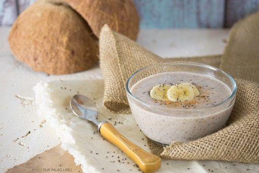 Banana Chia Pudding Planned for Breakfast on Wednesday, January 3, 2018 Source: www.ourpaleolife.